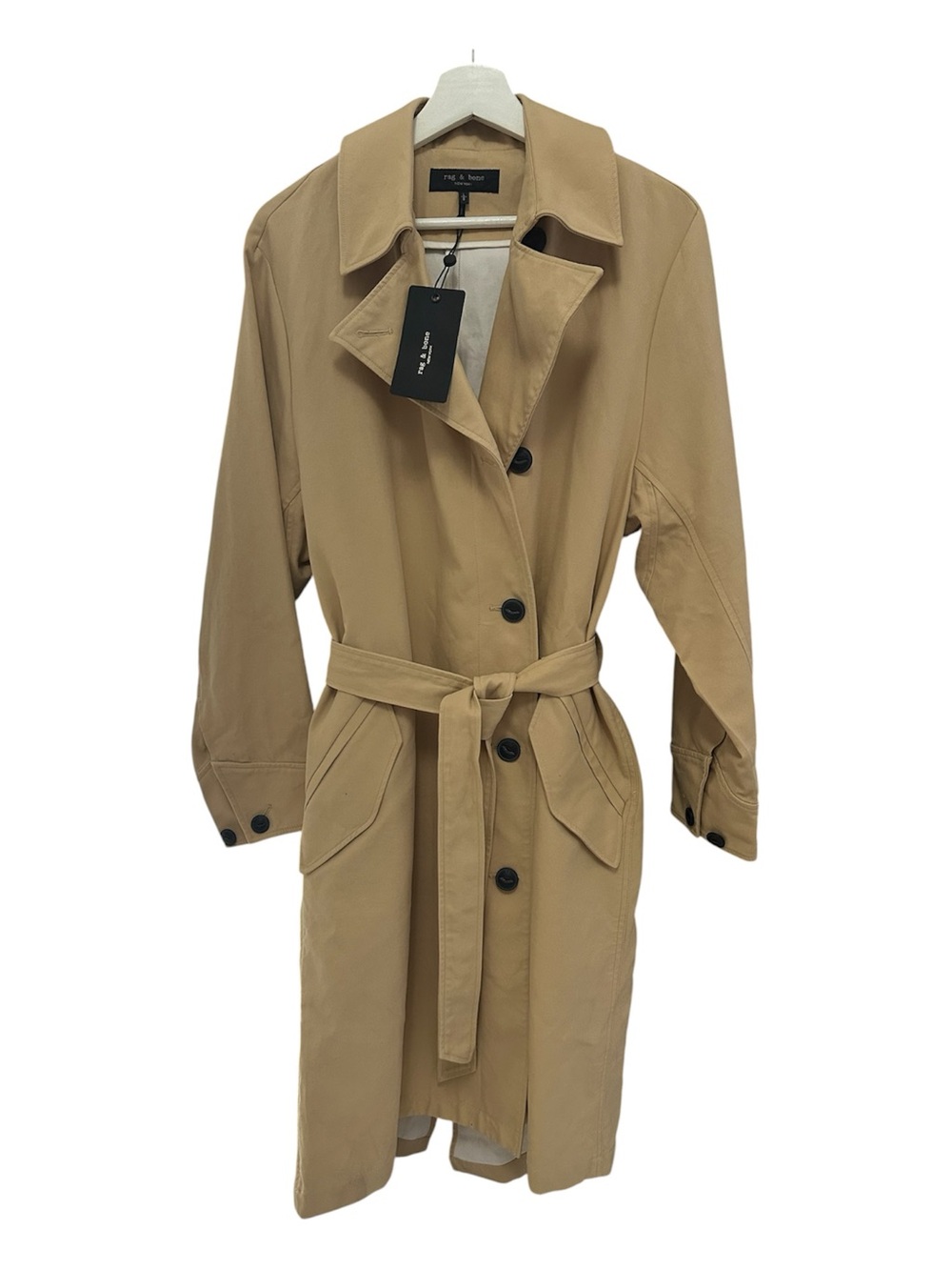 rag & bone Tan Belted Trench Coat